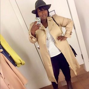 Durable Tan Trench Coat